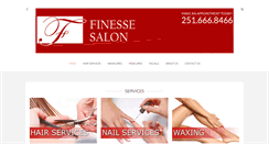 Desktop Screenshot of finessesalonmobile.com
